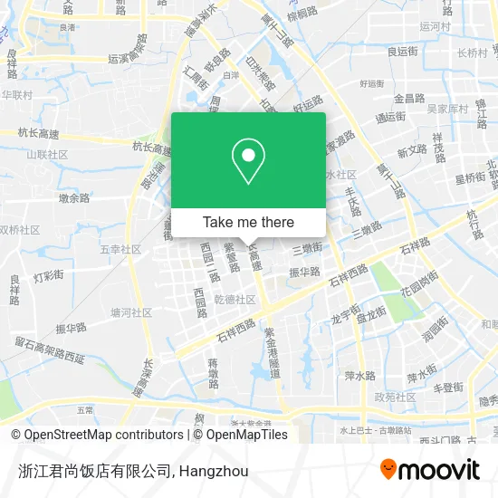 浙江君尚饭店有限公司 map