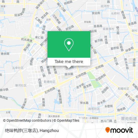 绝味鸭脖(三墩店) map