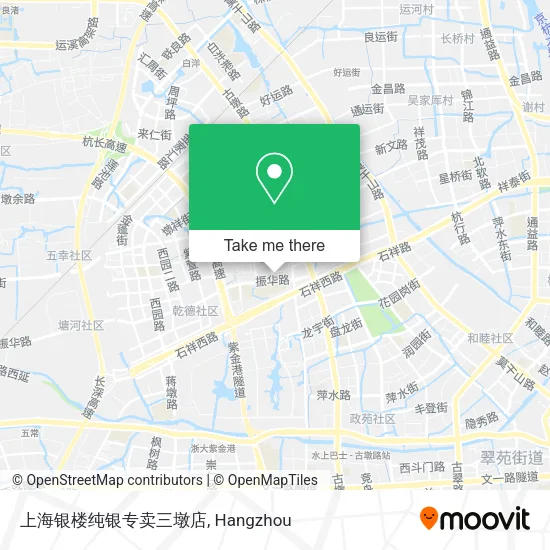 上海银楼纯银专卖三墩店 map
