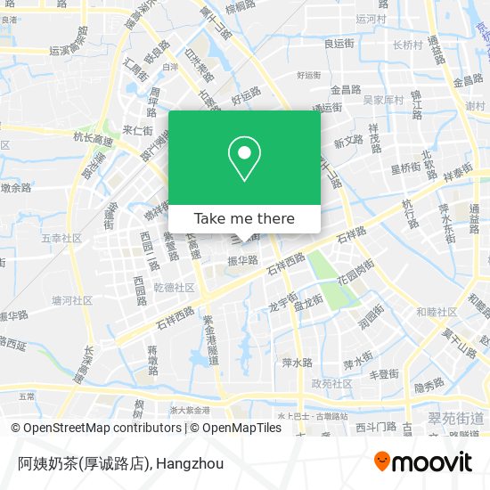 阿姨奶茶(厚诚路店) map