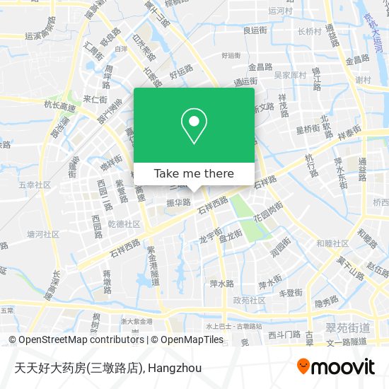 天天好大药房(三墩路店) map