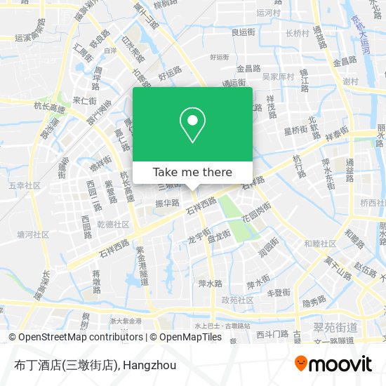 布丁酒店(三墩街店) map
