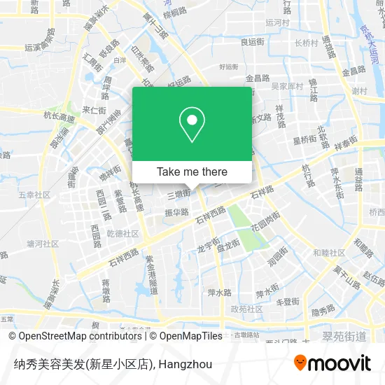 纳秀美容美发(新星小区店) map