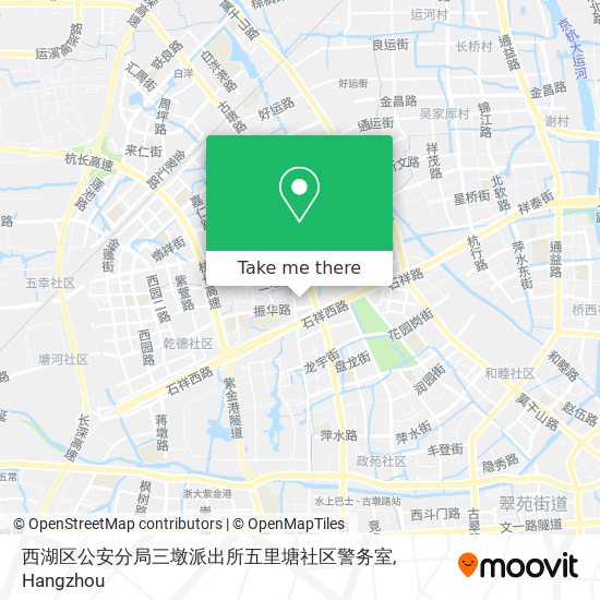 西湖区公安分局三墩派出所五里塘社区警务室 map