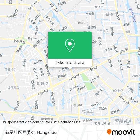 新星社区居委会 map