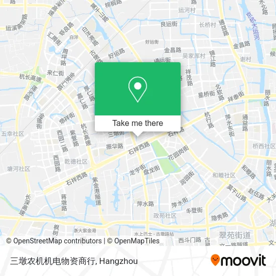 三墩农机机电物资商行 map