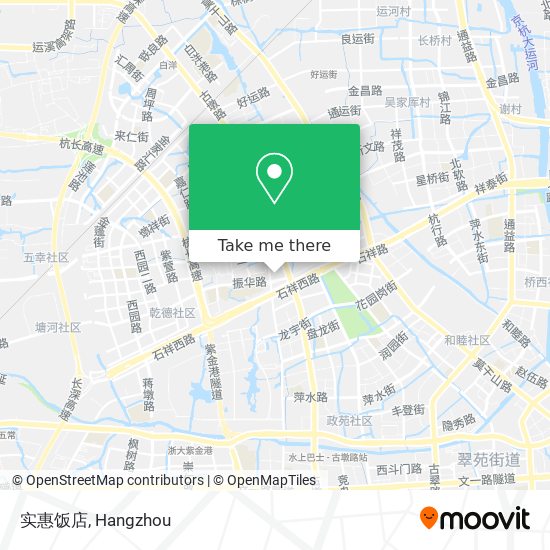 实惠饭店 map