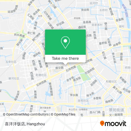 喜洋洋饭店 map