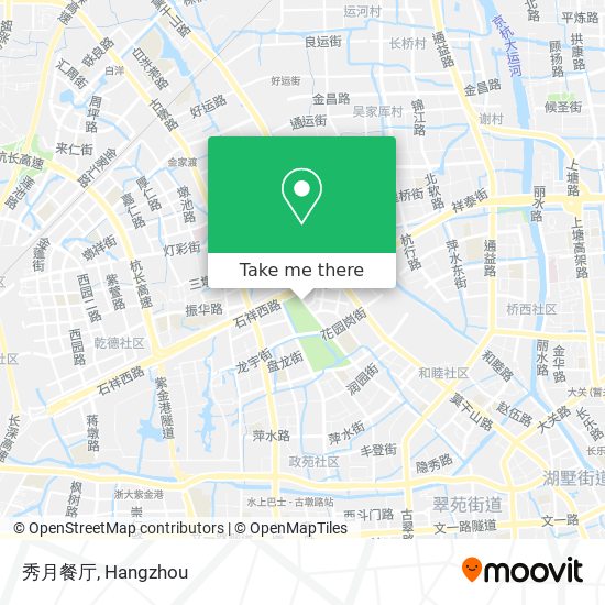 秀月餐厅 map