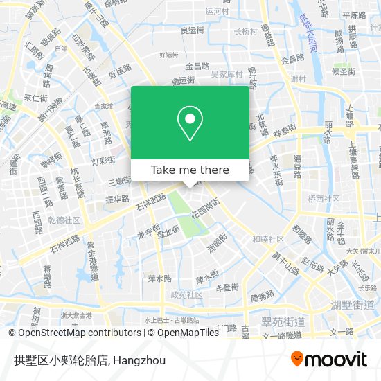 拱墅区小郏轮胎店 map