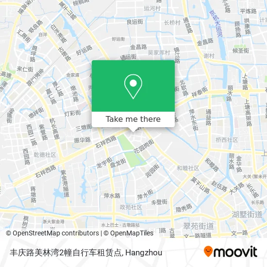 丰庆路美林湾2幢自行车租赁点 map