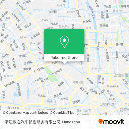 浙江致在汽车销售服务有限公司 map
