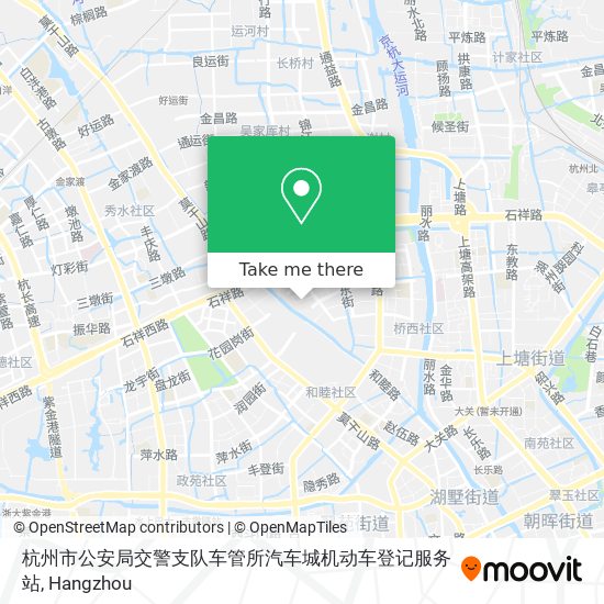 杭州市公安局交警支队车管所汽车城机动车登记服务站 map