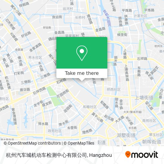 杭州汽车城机动车检测中心有限公司 map
