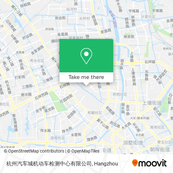 杭州汽车城机动车检测中心有限公司 map