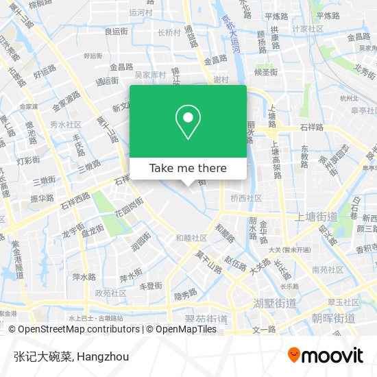张记大碗菜 map
