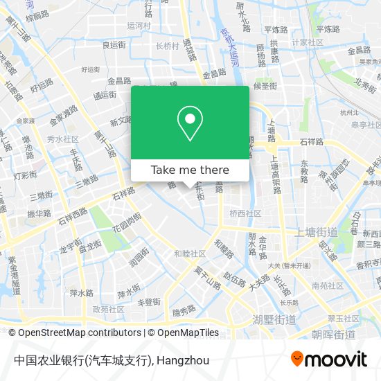 中国农业银行(汽车城支行) map