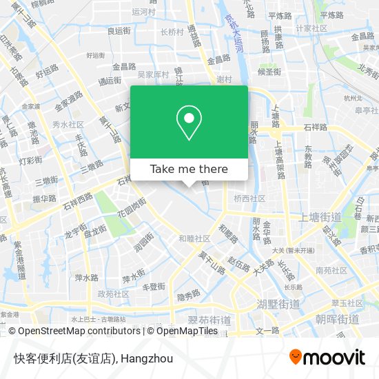 快客便利店(友谊店) map