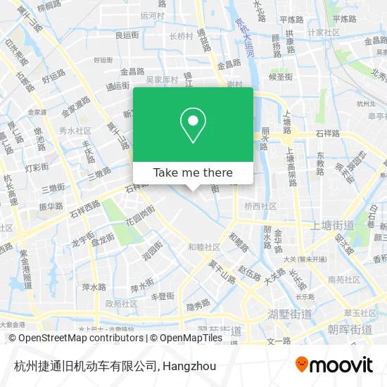 杭州捷通旧机动车有限公司 map