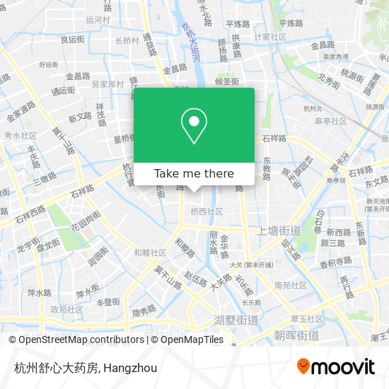 杭州舒心大药房 map