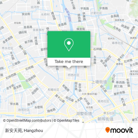 新安天苑 map