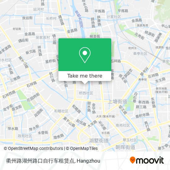 衢州路湖州路口自行车租赁点 map