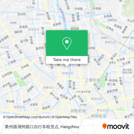衢州路湖州路口自行车租赁点 map
