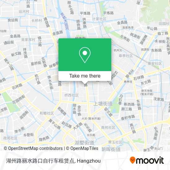 湖州路丽水路口自行车租赁点 map