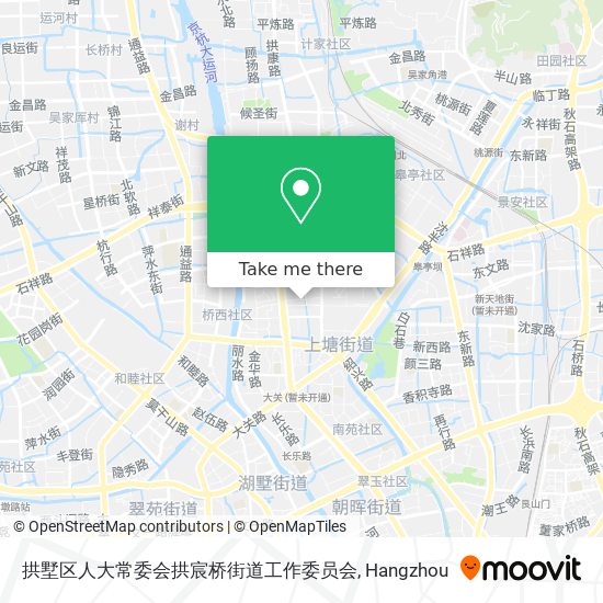 拱墅区人大常委会拱宸桥街道工作委员会 map