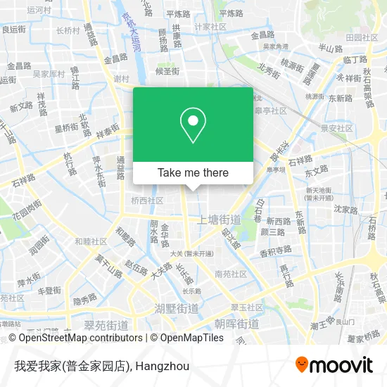 我爱我家(普金家园店) map