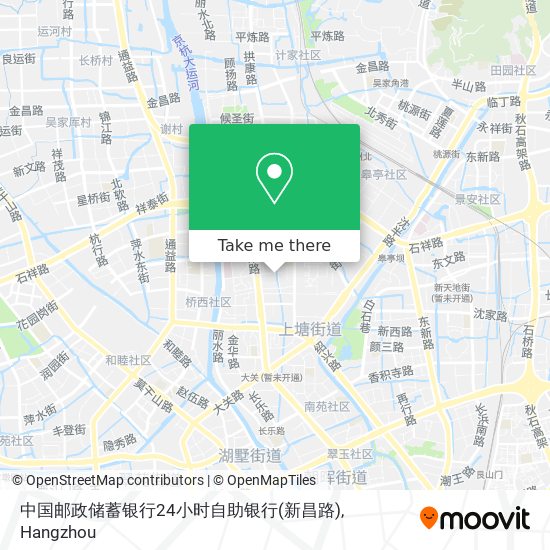 中国邮政储蓄银行24小时自助银行(新昌路) map