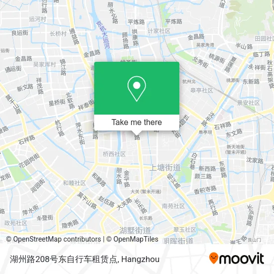 湖州路208号东自行车租赁点 map