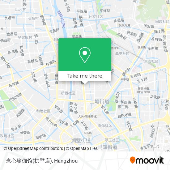 念心瑜伽馆(拱墅店) map