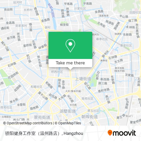 骄阳健身工作室（温州路店） map