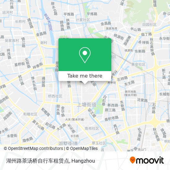 湖州路茶汤桥自行车租赁点 map