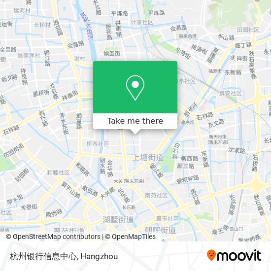 杭州银行信息中心 map