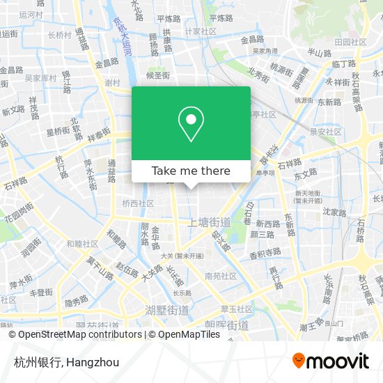 杭州银行 map