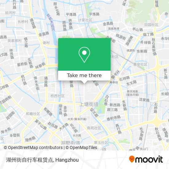 湖州街自行车租赁点 map