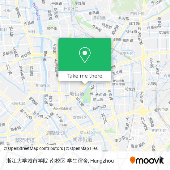 浙江大学城市学院-南校区-学生宿舍 map