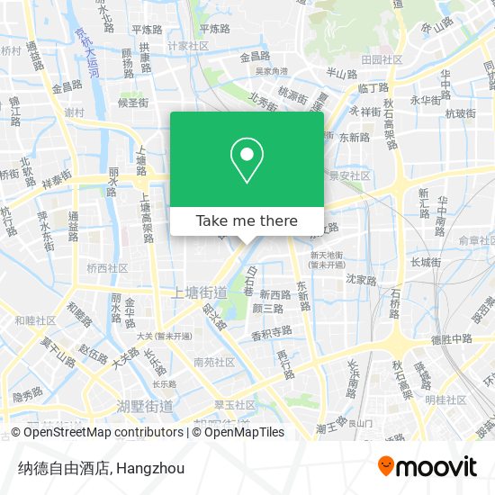 纳德自由酒店 map