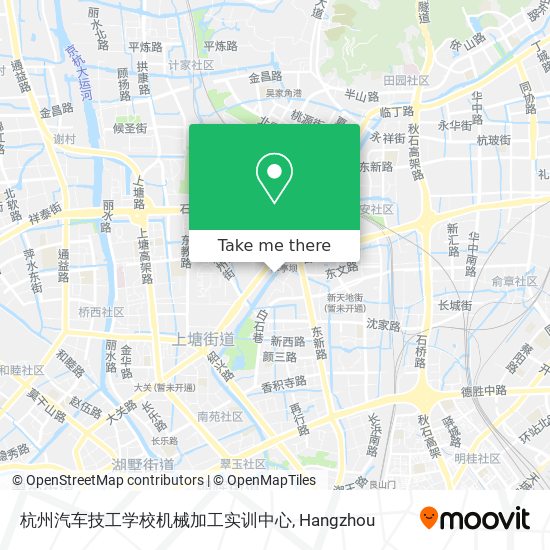 杭州汽车技工学校机械加工实训中心 map