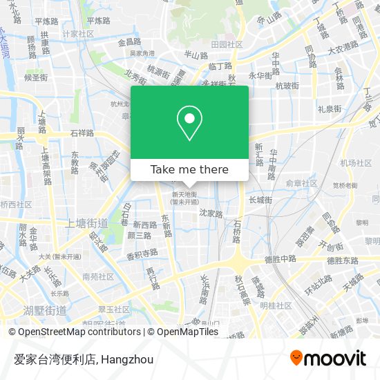 爱家台湾便利店 map