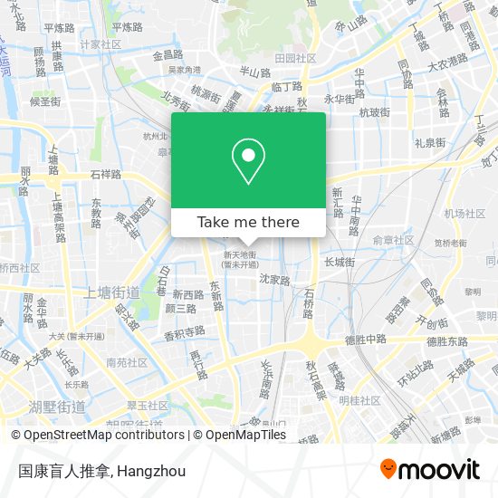 国康盲人推拿 map