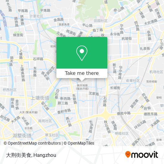 大荆街美食 map