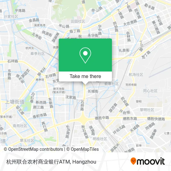 杭州联合农村商业银行ATM map