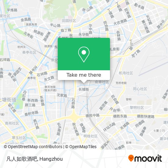 凡人如歌酒吧 map