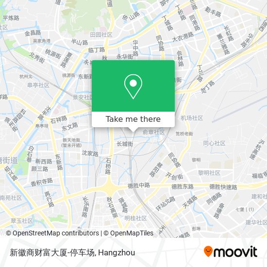 新徽商财富大厦-停车场 map