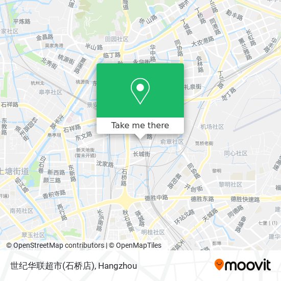 世纪华联超市(石桥店) map