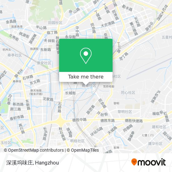 深溪坞味庄 map