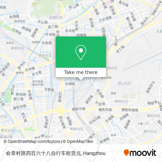 俞章村路四百六十八自行车租赁点 map